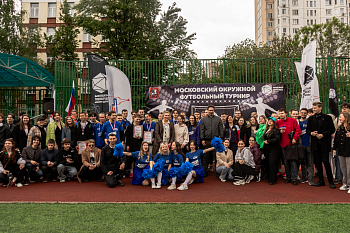 Команда ЮЗАО одержала победу в первом турнире по мини-футболу  среди молодежных организаций Москвы